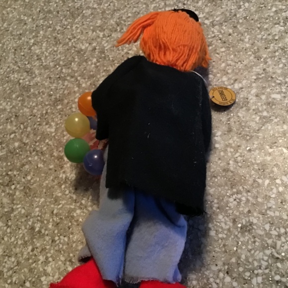 Vintage Hedaya &Co. Clown Doll - 12” Clown  - Great Condition - Original Tag - Picture 4 of 7